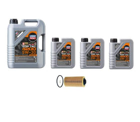 Oil Service Kit - Liqui Moly TOP TEC 4200 SAE 5W-30 - BMW / M60 / M62 / M70 / M73 / S62 / S70