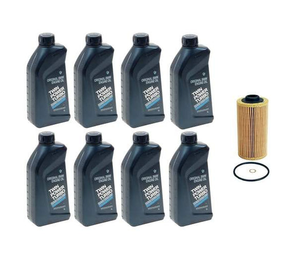 Oil Service Kit - Genuine BMW 5w-30 - M60 / M62 / M70 / M73 / S62 / S70