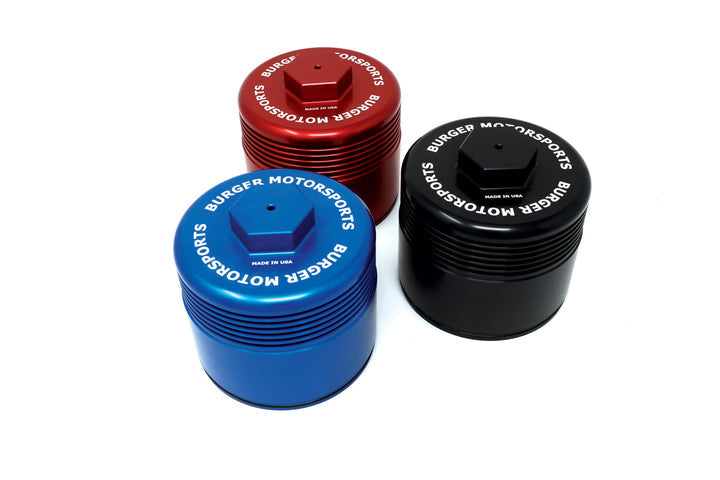 BMS Billet Oil Filter Cover for Subaru WRX, Legacy, & BRZ