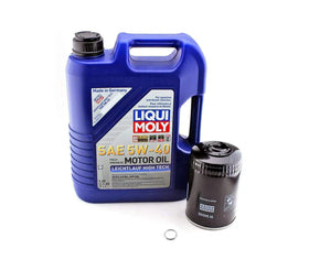 Oil Service Kit - Liqui-Moly Leichtlauf High Tech (5w-40) - VW/Audi / 1.8T Passat & A4