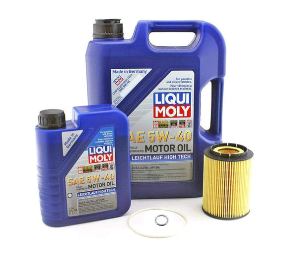 Oil Service Kit - Liqui Moly Leichtlauf High Tech 5w40 - VW Mk4 12v VR6