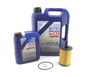 Oil Service Kit - Liqui-Moly Leichtlauf High Tech (5w-40) - VW Mk4 & Mk5 Golf R32