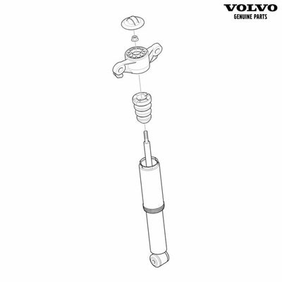 Volvo Shock Absorber - Genuine Volvo 31658541