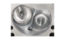 AFR 24 BBC Cylinder Head 265cc Oval Port Partially CNC Ported. 109cc chambers. R-2