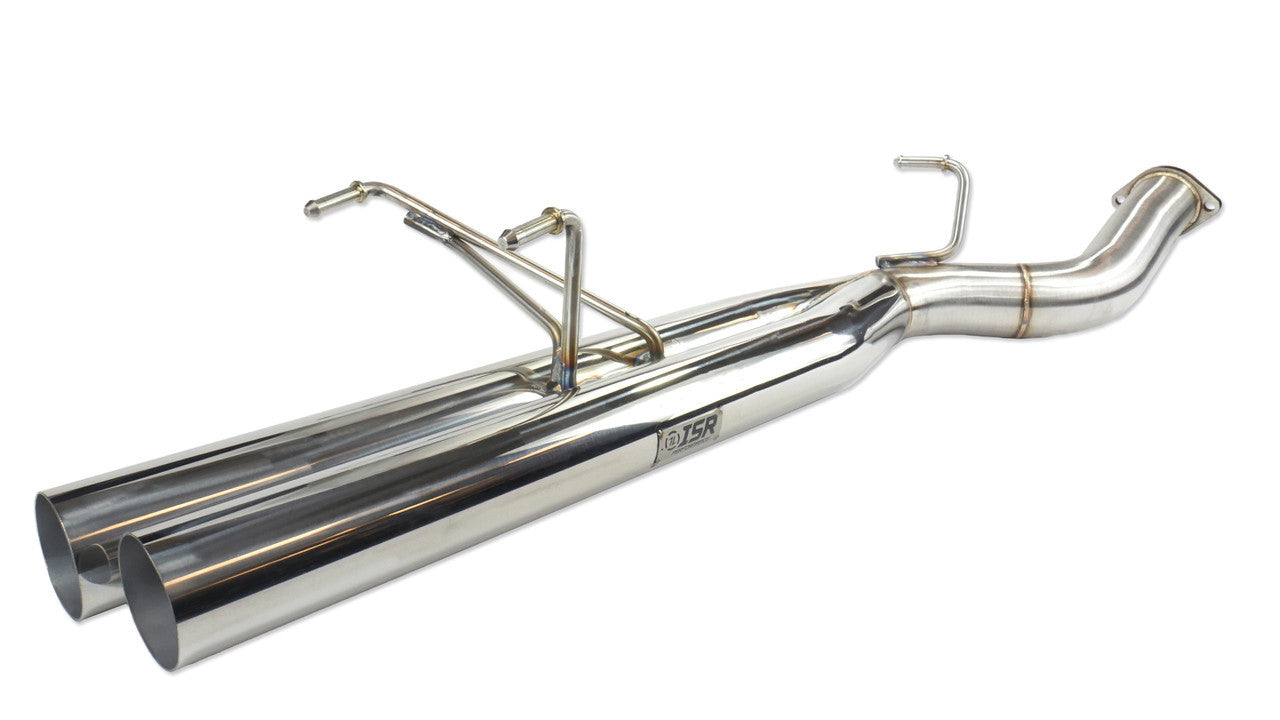 ISR Performance Series II - EP Dual Tip Blast Pipe Exhaust System - Non Resonated - Nissan 240sx 95-98