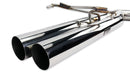 ISR Performance Series II - EP Dual Tip Blast Pipe Exhaust System - Resonated - 95-98 Nissan 240sx-1