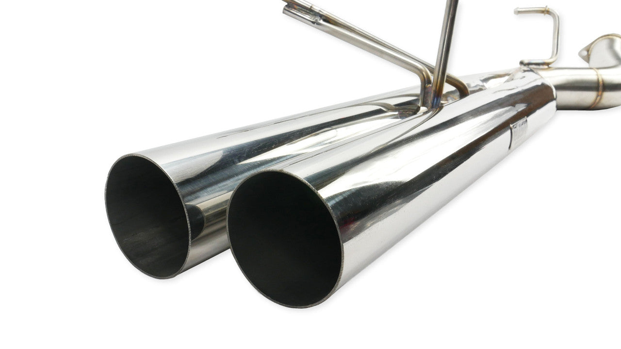 ISR Performance Series II EP Dual Tip Blast Pipe Exhaust System -Resonated- Nissan 240sx 89-94 (S13)