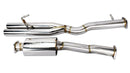 ISR Performance EP (Straight Pipes) Dual Tip Exhaust - 03-07 Infiniti G35 Coupe-2