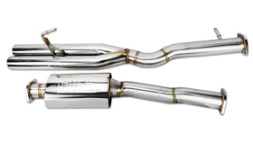 ISR Performance EP (Straight Pipes) Dual Tip Exhaust - 03-07 Infiniti G35 Coupe - 0