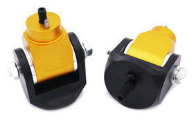ISR Performance Billet Engine Mount Set with Solid Bushings - Nissan 370Z/G37 Z34 - 0