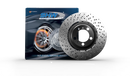 SHW 15-19 Porsche 911 Carrera 4 GTS w/o Ceramics Left Rear Drilled MB Brake Rotor (99135240302)-1