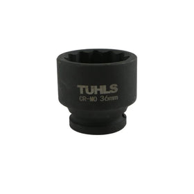 Tuhls Impact Socket Short 12 Point (1/2" 36MM) | TUHLS-0032