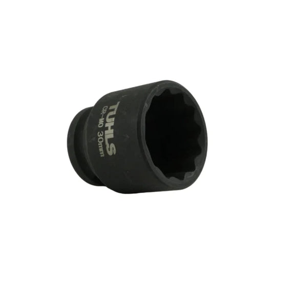 Tuhls Impact Socket Short 12 Point (1/2" 30MM) | TUHLS-0029