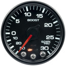 2-1/16" BOOST/VACUUM, 30 IN HG/30 PSI, STEPPER MOTOR, SPEK-PRO, BLACK DIAL, BLACK BEZEL, CLEAR LENS-1