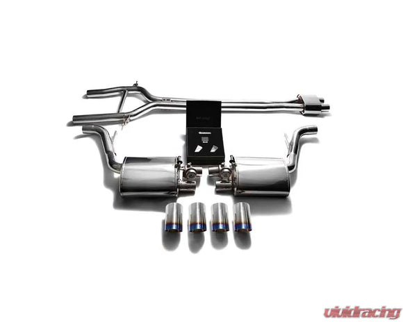 ARMYTRIX Valvetronic Exhaust System Porsche 970 Panamera | S | GTS 2010-2013 - True Titanium Blue
