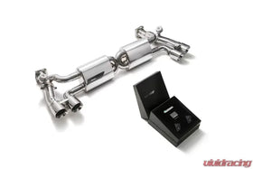 ARMYTRIX Valvetronic Exhaust System Porsche 991.2 Turbo - Chrome Silver