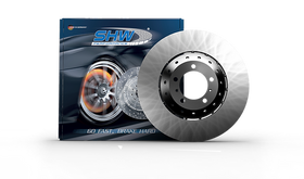 SHW 2003 Audi RS6 4.2L (Excl Cross-Drilled Rotors) Right Rear Smooth Lightweight Brake Rotor