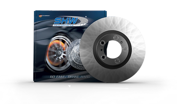 SHW 96-00 BMW 328i 2.5L Rear Smooth Monobloc Brake Rotor