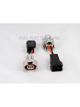INJECTOR Set of 4 Denso (female) to Honda OBD2 (male) plug adaptors