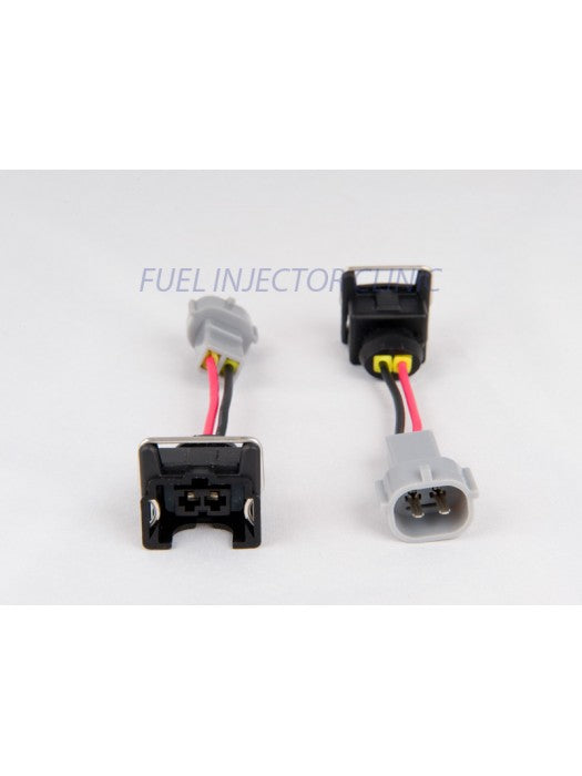 INJECTOR Set of 6 Jetronic/EV1 (female) to Denso (male) plug adaptors