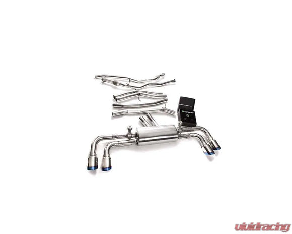 ARMYTRIX Stainless Steel Valvetronic Exhaust System Porsche Cayenne (E3) OPF SUV | Coupe 2019+ - Blue Coated