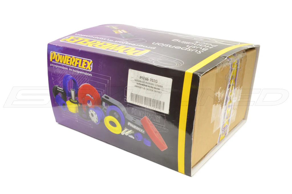 PowerFlex Nissan GT-R Front Lower Control Arm Rear Bushing Anti-Lift & Caster Offset