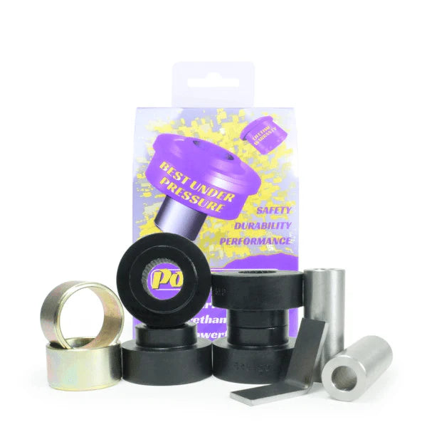 Powerflex Rear Tie Bar Inner Bushings Black (w/ IRS) - VW/Audi / MK7 / MK8 / 8V / 8Y / Golf / GTI / Golf R / A3 / S3 / RS3 / Tiguan / TT | PFR85-812BLK