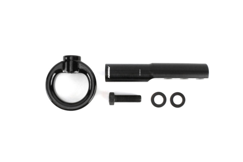 Perrin 10th Gen Civic SI/Type-R/Hatchback Tow Hook Kit (Rear) - Glossy Black