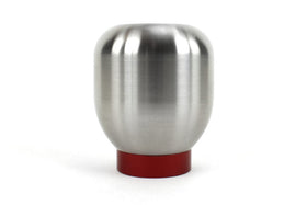 Perrin 17-18 Honda Civic Brushed Stainless Steel Large Shift Knob - 6 Speed - 0