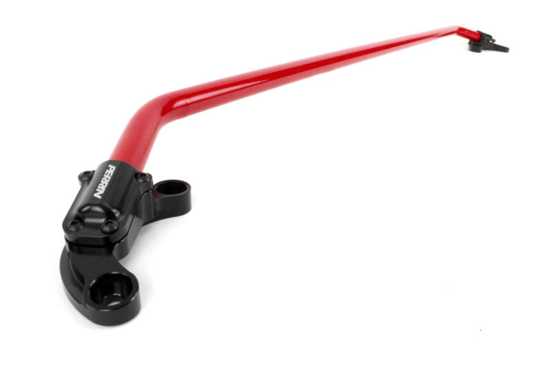 Perrin Honda Civic Type R / Si Front Strut Brace - Glossy Red w/ Black Feet - 0