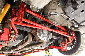 BMR 05-14 S197 Mustang Non-Adj. Panhard Rod (Polyurethane) - Red - 0