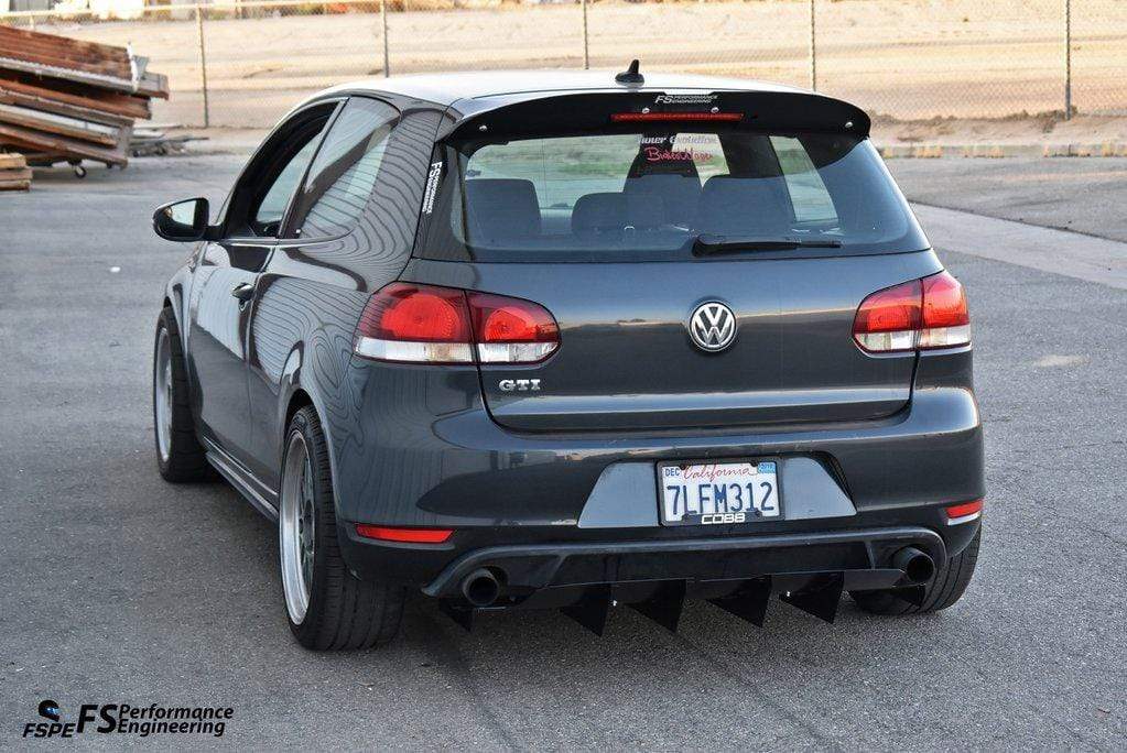 FSPE Volkswagen MK6 Golf GTI Rear Diffuser V2 - 0