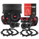 DS18 PRO Audio 6.5in Speaker Upgrade Kit With OEM Speaker Adapters + Amplifier + Wiring Kit-1