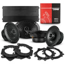 DS18 PRO Audio Component System: 6.5in + 6x9in w Built-In Bullet Tweeters-1