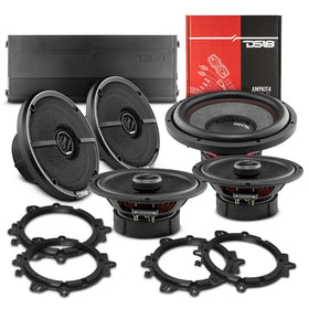 DS18 All-in-One Car Audio System 6.5in Speakers 12in Sub + Amp
