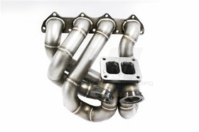 PLM Power Driven T4 Top Mount Turbo Manifold with Dual Wastegates B-Series B16 B18 B20 - 0