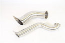 PLM Power Driven B-Series Hood Exit Up-Pipe & Dump Tube for Top Mount Turbo Manifold-1