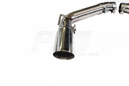 PLM Axle Back Exhaust Muffler Delete - Chevy Camaro V8 2010 - 2015 Stainless Steel