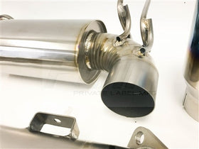 PLM Power Driven Titanium Exhaust - Evo X 08-15 V2 Mitsubishi Lancer Evolution X - 0