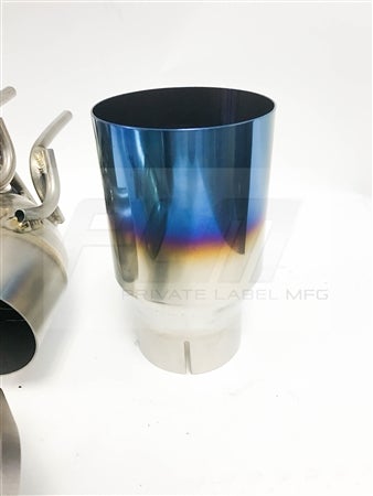 PLM Power Driven Titanium Exhaust - Evo X 08-15 V2 Mitsubishi Lancer Evolution X