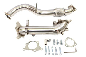 PLM Power Driven Civic Type R Downpipe V2 & Front Pipe V2 Combo 2017+ FK8 - 0