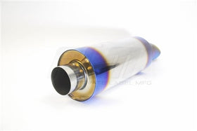 PLM Power Driven Universal Turndown Dolphin Muffler 3.0" Inlet 3" Tip - 0