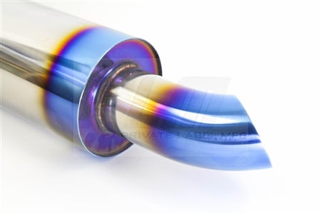 PLM Power Driven Universal Turndown Dolphin Muffler 3.0" Inlet 3" Tip
