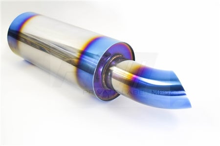 PLM Power Driven Universal Turndown Dolphin Muffler Inlet 2.75" 3" Tip