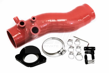 PLM 3.0" Turbo Inlet Hose With Nozzle SUBARU WRX 2015-2019 *RED*