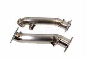 Private Label Mfg Power Driven Titanium Downpipe for Nissan GT-R R35 GTR - 0