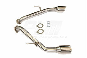 PLM Infiniti Q50 Axle-back Exhaust Muffler Delete 2014+ (All Models) - 0