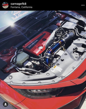 PLM Turbo Inlet Pipe Kit Stainless Burnt Blue - 2017+ FK8 Civic Type R - 0