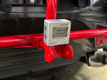 BMR 2015-2019 Ford Mustang Bolt-On Parachute Mount - Red