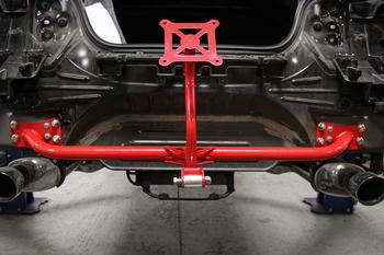 BMR 2015-2019 Ford Mustang Bolt-On Parachute Mount - Black Hammertone - 0